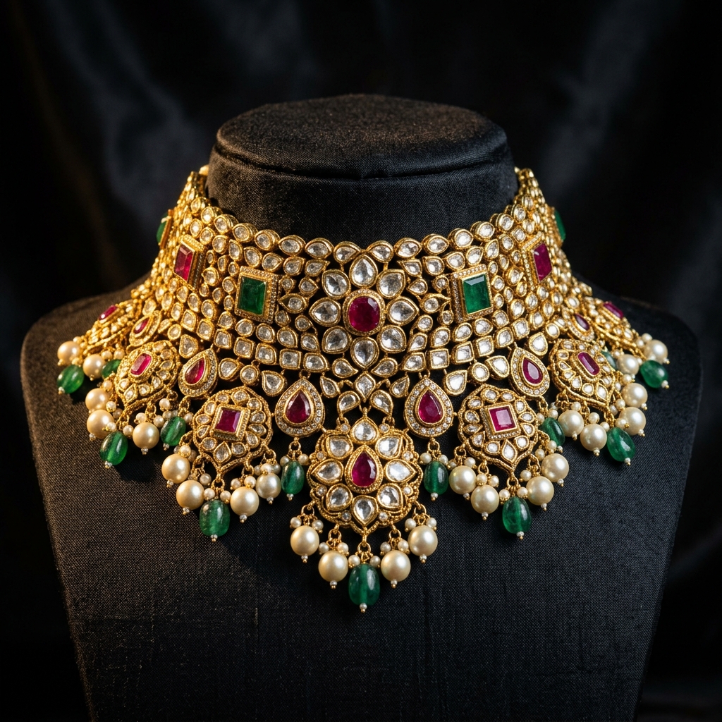 Royal Kundan Bridal Necklace Set